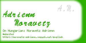 adrienn moravetz business card